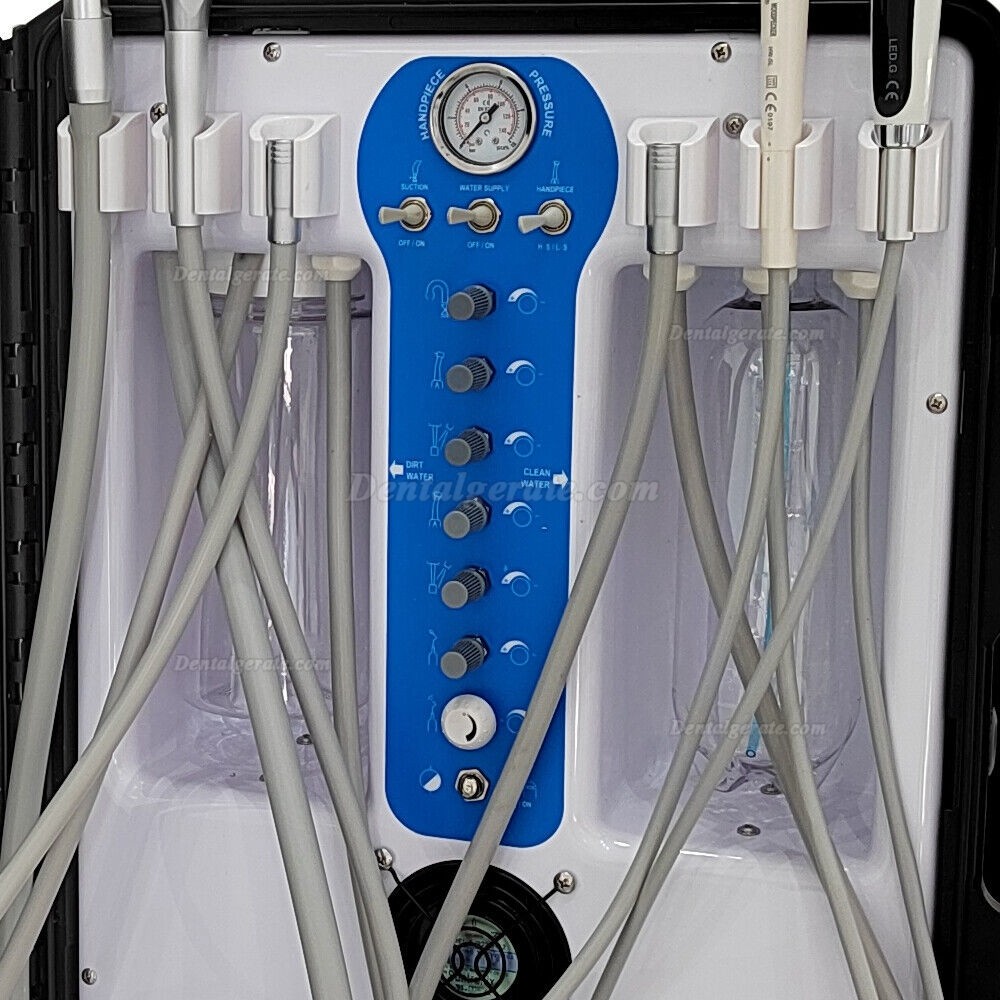 Greeloy&reg; GU-P206S Mobile Zahn&auml;rztliche Behandlungseinheit ( Luftverdichter + Aush&auml;rtung Licht + Scaler)